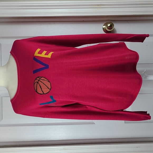 Rachel Zoe Game Day Basketball Sweater 